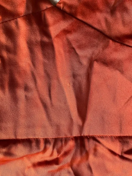 Lulus Going with Elegance Rust Brown Satin Tiered Gown - Picture 9 of 13